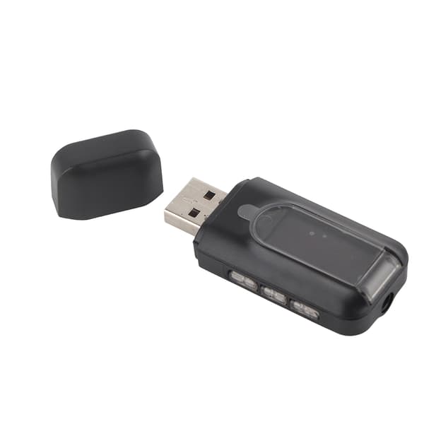 2-i-1 USB BT-adapter LCD-skjerm RX TX-modus 200 Mbps 10 meter avstand BT 5.0 sender/mottaker for TV-datamaskin