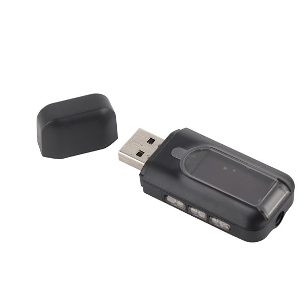 2 in 1 USB BT-sovitin LCD-näyttö RX TX -tila 200 Mbps 11yd etäisyys BT 5.0 lähetin-vastaanotin televisiolle tietokoneelle