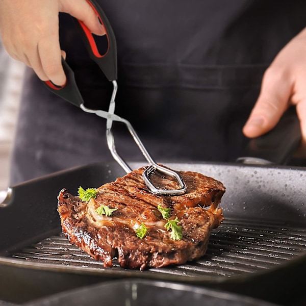 Set med 3 köks sax-tänger Matlagning Bröd Tång Mat Tång Grill Tång för att vända matverktyg, 9/11/12 tum