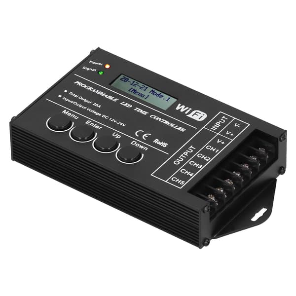 LED-lysstyring Multifunktionel WiFi Programmerbar Lampe Timing Switch Controller