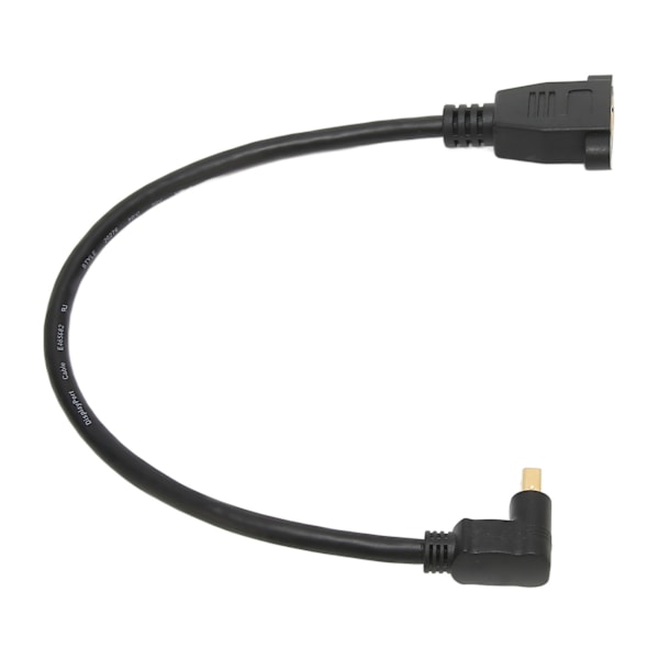 DP-hun til Mini DP-han-kabel med dobbelt hul, låsbart Displayport-adapter til QXGA 2560x1600 opløsningsoutput