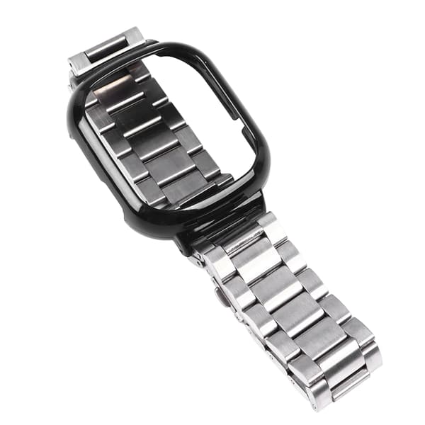 Udskiftningsurrem forhindrer ridser Rustfrit stål Smart Watch-etui med rem til Honor 4