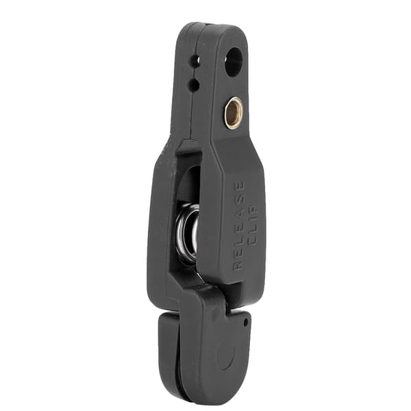 Snap Release Clip til Vægtplaner Board Outrigger Downrigger Power Grip (sort)