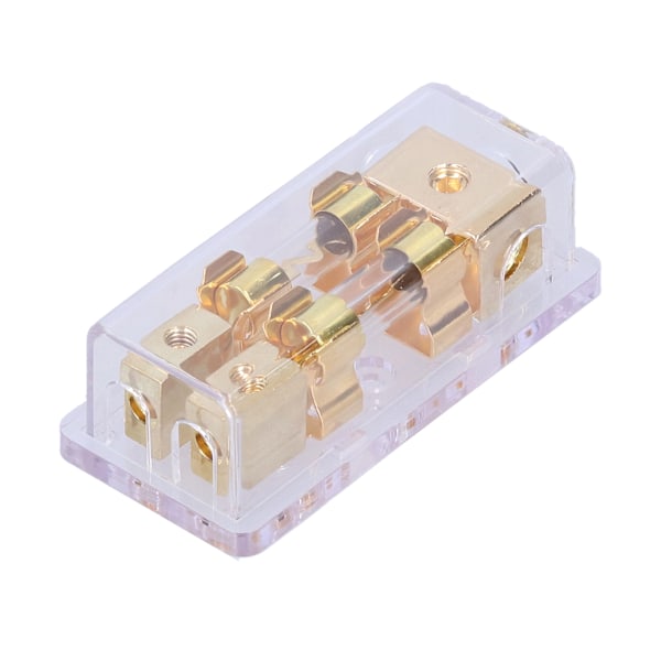 1x0GA inn/2x4GA ut Power Distribution Block Sikringsholder Elektrisk Beskyttelse for Bilstereo Audio