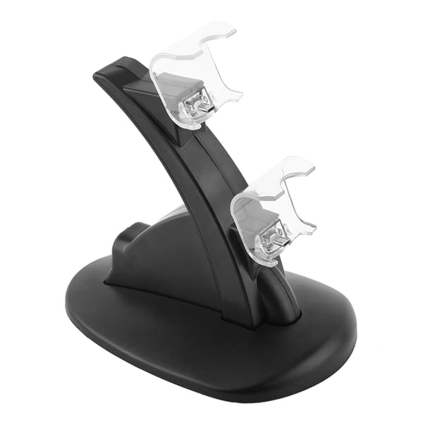 USB Dobbelt Oplader Dockingstation Stand til PS4 til Playstation 4 Slim/Pro Controller