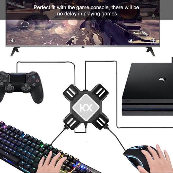 Gamepad-omformer for PS4/PS4 Pro/PS4 Slim/XBOXOne/XBOXOne S/XBOXOne X/PS3/PS3 Slim/Switch