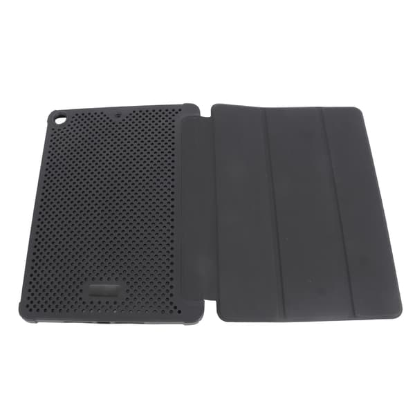Tablet Case Sort Åndbar Præcise Udskæringer Blyantholder Magnetisk Lukning PU Læder Etui til IOS Tablet 10.2in