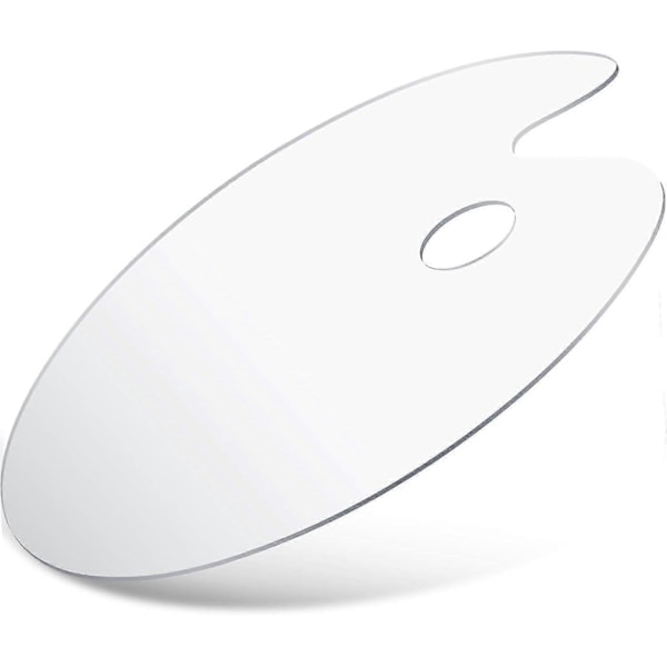Klar Malepalet Oval Formet Malepalet (40 X 30 Cm) Zekai