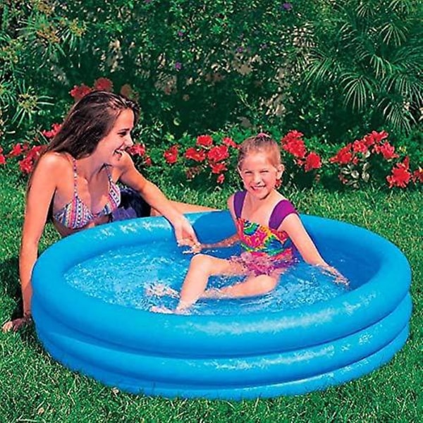 Udendørs swimmingpool blå krystal swimmingpool 114*25CM