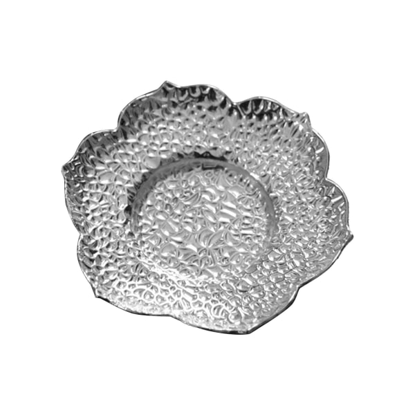 Koppunderlägg i brons med präglat mönster, värmeisolerande, dekorativt underlägg för hushåll, kontor, restaurang, bar, silver