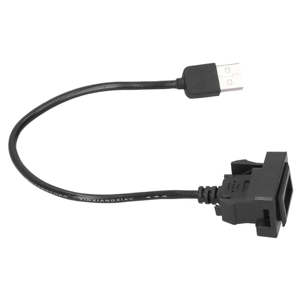 Bilforlengerlader USB-portkabeladapter Auto Socket Uttak ABS Bærbar