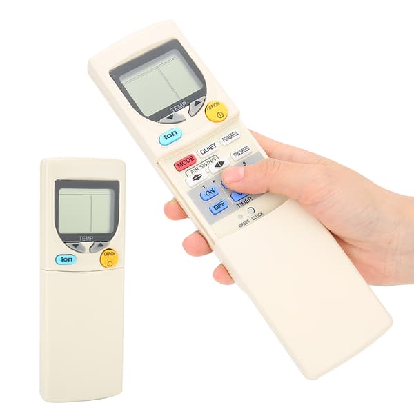 ABS Holdbar Hvid Aircondition Controller Fjernbetjening Tilbehør til A75C2604 uden batteri