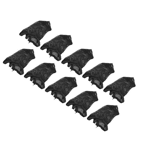 10 st Peruk Mesh Cap Sträckbar Mjuk Andas Nylon Dome Peruk Cap för kvinnor Cosplay