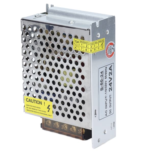 DC-strømforsyning 110V/220V til 24V skjerm LED-lampe med adapter 24V2A strømtransformator