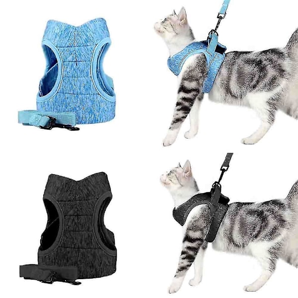 Cat Harness and Lead Set L Gray