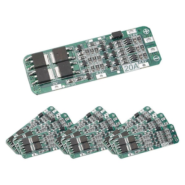 10 kpl 3S 20A BMS 18650 Li-Ion litiumakku laturimoduuli