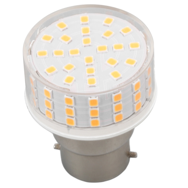 B22 LED-majslampa ABS 10W 1000LM Flimmerfri Energisparande Ljus för Takbords skåp AC 85‑265V Varmvitt Ljus