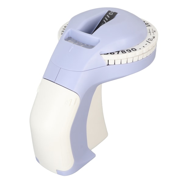 Embossing Label Maker 47 printbare tegn 600 dpi Nem kontrol etiketfremstilling Prægemaskine til Craft DIY Scrapbooking Lilla