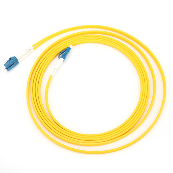 Fiberoptisk patchkabel Kabelbyglingstråd tilbehør LC/UPC‑LC/UPC‑SM‑DX‑3.0‑3M‑PVC