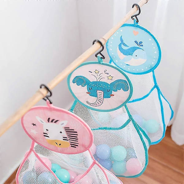 Baby Leksak Mesh Väska Hängande Badleksak Förvaring Badleksak Organizer Nät Leksak Påse Baby Badkar Hållare Badrum Förvaringsbricka Väska Duschkorgar (Raket)
