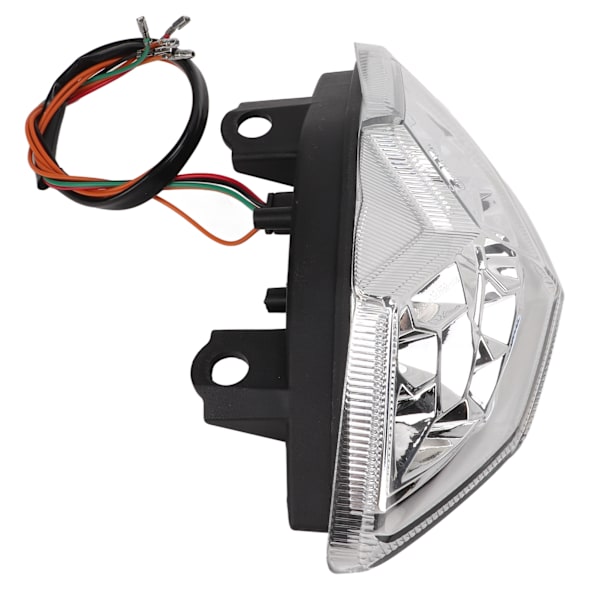 Motorcykel LED-bakljus IP67 Vattentät Hög ljusstyrka Blinkersersättning för Z1000 2010‑2013Transparent