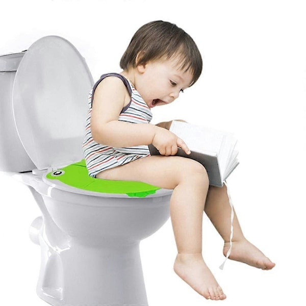 2025 Nyt Børnetoiletsæde, Sammenklappeligt Toilettraener til Rejser, Bærbart Rejsetoiletsæde