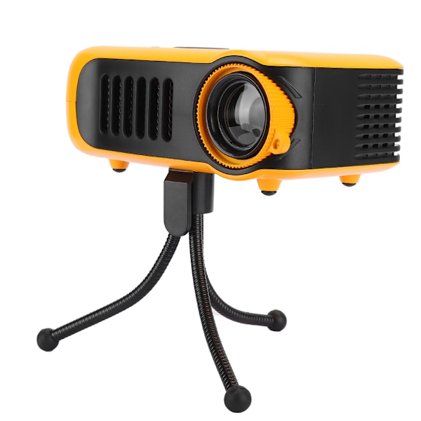 Mini-kannettava projektori Kotiprojektorit 320 x 240 resoluutio 2 tuuman LCD-näytöllä (100-240V) Oranssi Musta AU