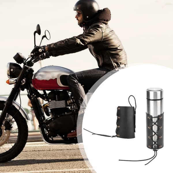 Motorcykel Justerbar Drikkekopflaskeholder Vand Drikkevare Montering Stativ (Sort)
