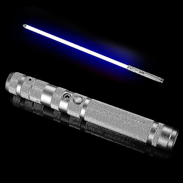 Black RGB Lightsaber with 7 Color Options and Sound FX silver