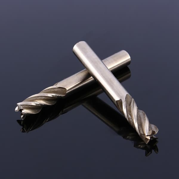 Høj Kvalitet 4mm-12mm HSS CNC Lige Skaft 4 Fløjte End Mill Fræser Bor