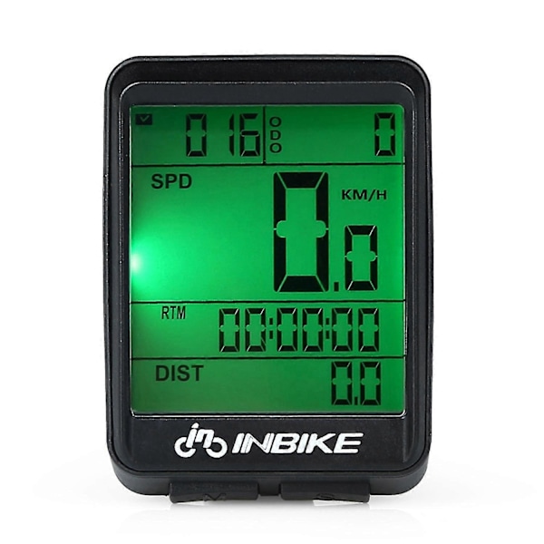 Vandtæt Cykel Speedometer Trådløs Cykelcomputer Regntæt LCD Display Multifunktionel Cykling