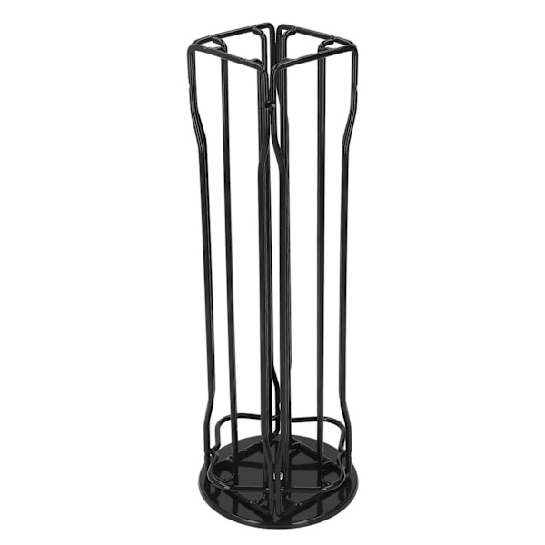 Kaffe Kapsel Stativ 360° Rotation Anti Slip Tjock Bas Smidesjärn Kapsel Pod Hållare för Vertuoline 20pods Svart
