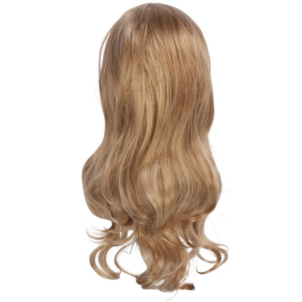 Gradient Blond Lockig Peruk Hög Temperatur Syntetiskt Hår Dam Långt Lockigt Hår för Fest Halloween