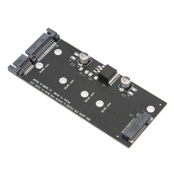 SATA M.2 SSD till SATA-adapterkort Stabil prestanda Praktiskt adapterkort för stationär bärbar dator