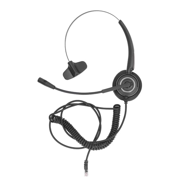 Trafikheadset Brusreducering Ergonomiskt Justerbart Ultraklar Samtal Plug and Play RJ9 Headset med Mikrofon