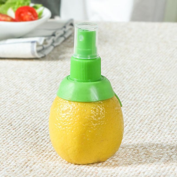 4-delt manuel citrusfrugtsaftpresser og sprøjtesæt til salatdressing og madlavning - Grøn