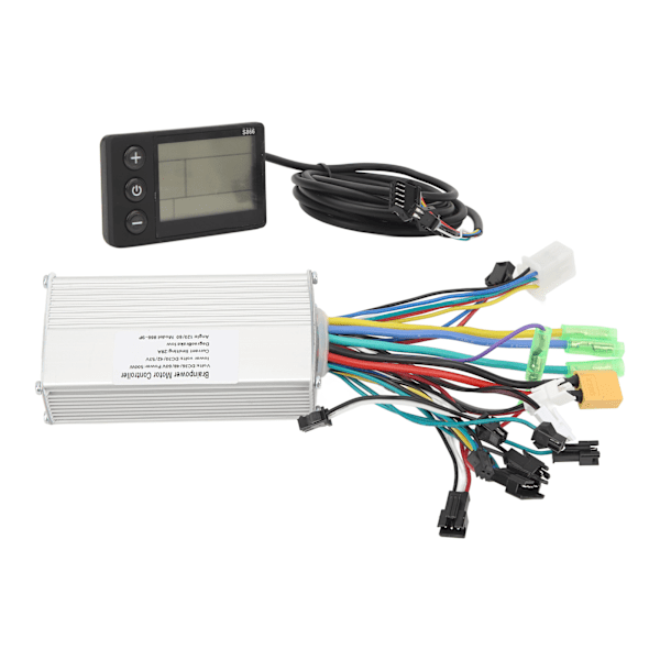 Elektrisk cykelcontroller sæt 36V 48V 60V 500W 28A børsteløs 3 tilstandscontroller 866 LCD displaypanel cykelkonverteringssæt