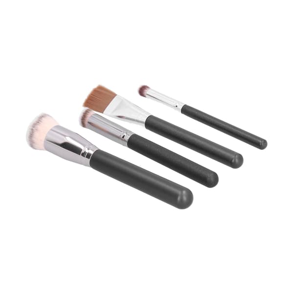 4 STK Makeup Børstesæt Bløde Børstehår Kosmetiske Børster til Foundation Concealer Blush Pudder