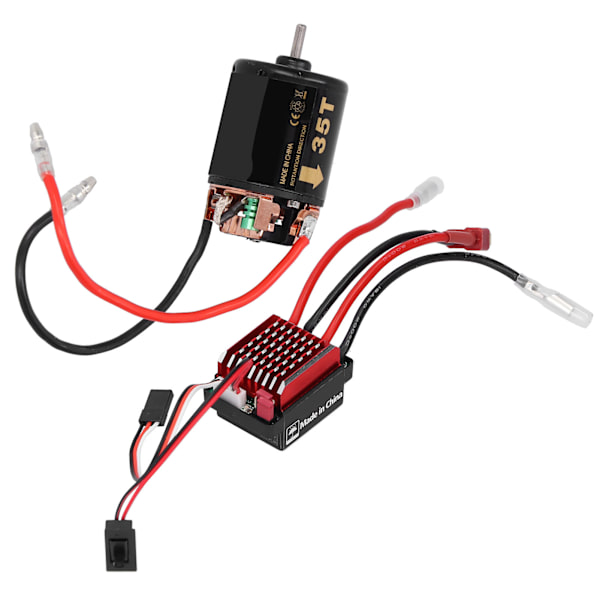 540 Harjattu moottori 360A ESC T-pistokkeella, sopii tamiya 1/10 RC Car Model35T