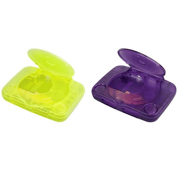 Udskiftningsskal til PS ONE Case Housing Shell Fluorescerende Gul