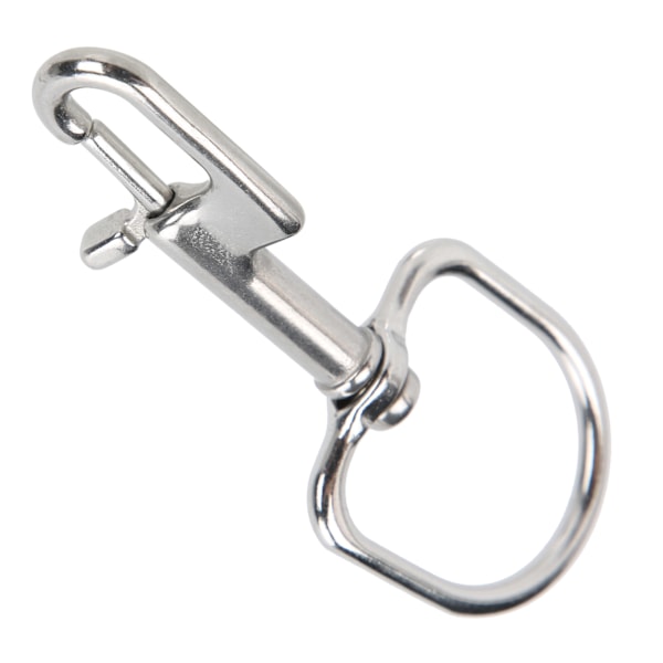 Rustfrit stål dykning enkelt endede snap clips enkelt øje bolt snap kroge spænde 110mm/4.3in