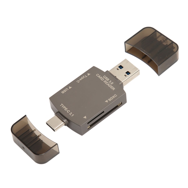 Kortläsare Typ C 3.1 USB 3.0 OTG-funktion Hög hastighet Brett kompatibel Minneskortläsare för telefon Dator YC D204