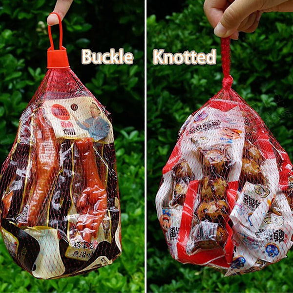 Pakke med 200 Mesh Fruktposer Gjenbrukbare Mesh Poser Handlenett Egg Nettpose Frukt Nettpose For Egg Nettposer, Frukt C