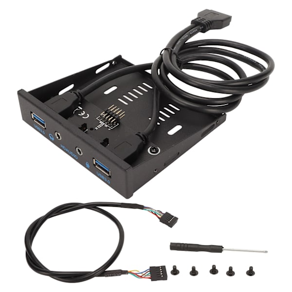 USB-frontpanel USB 3.0 4-porte Stabil transmission Jamproof Support Hot Plugging 3,5 tommer frontpanel til computertaske