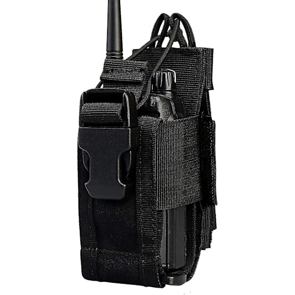 Taktisk Walkie Talkie Holster - Sort