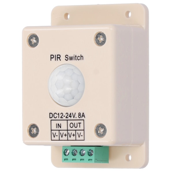 Infraröd Human Body Sensor DC12-24V LED Lamp Controller Automatisk PIR Induktiv Brytare