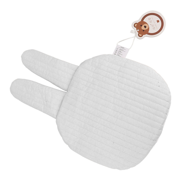 Baby Sovkudde Bomull Kanin Form Andningsbar Mjuk Bärbar Cartoon Spädbarn Amningskudde 39cm