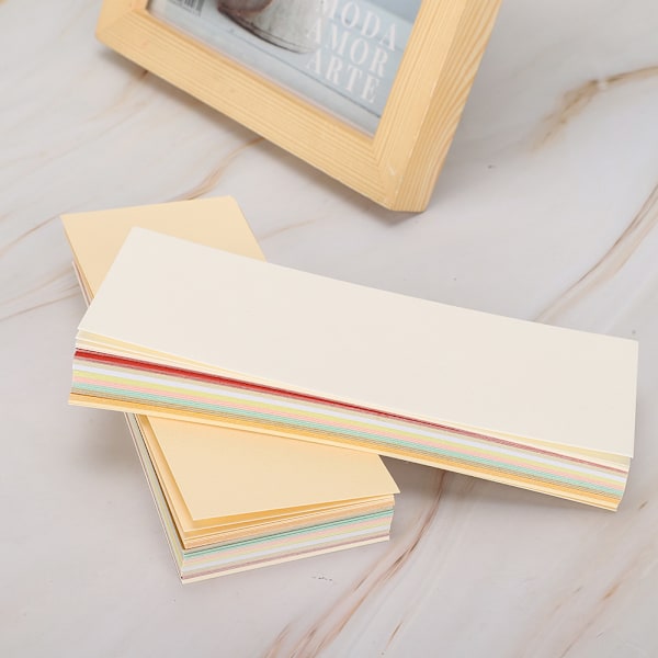 100 stk metallisk skimmerpapir, perfekt for håndverk, invitasjoner og scrapbooking