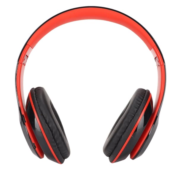 S6 HIFI Stereo Headset Bluetooth Headset Foldable Music Headset med mikrofon til mobiltelefon tablet rød