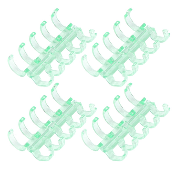 Bindende ringe holder 60 ark papir 11mm bindings tykkelse fri skrivning nem brug kontorartikler gennemsigtig grøn